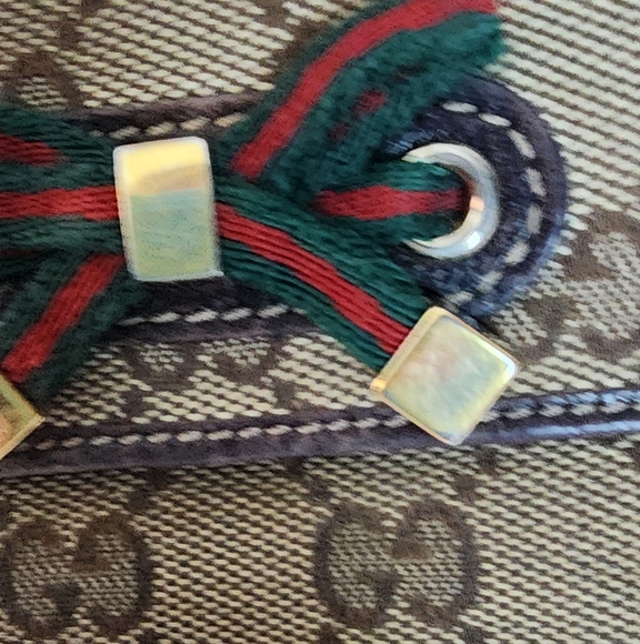 Gucci Monogram Princy Sherry Line Compact Wallet - Picture 3 of 16